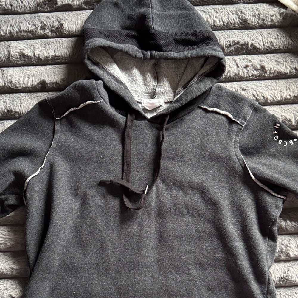 BCBGeneration Charcoal Hoodie